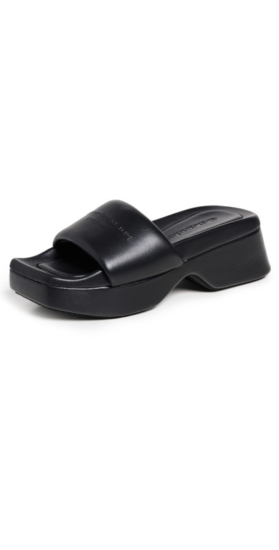Alexander Wang Float Slides Black