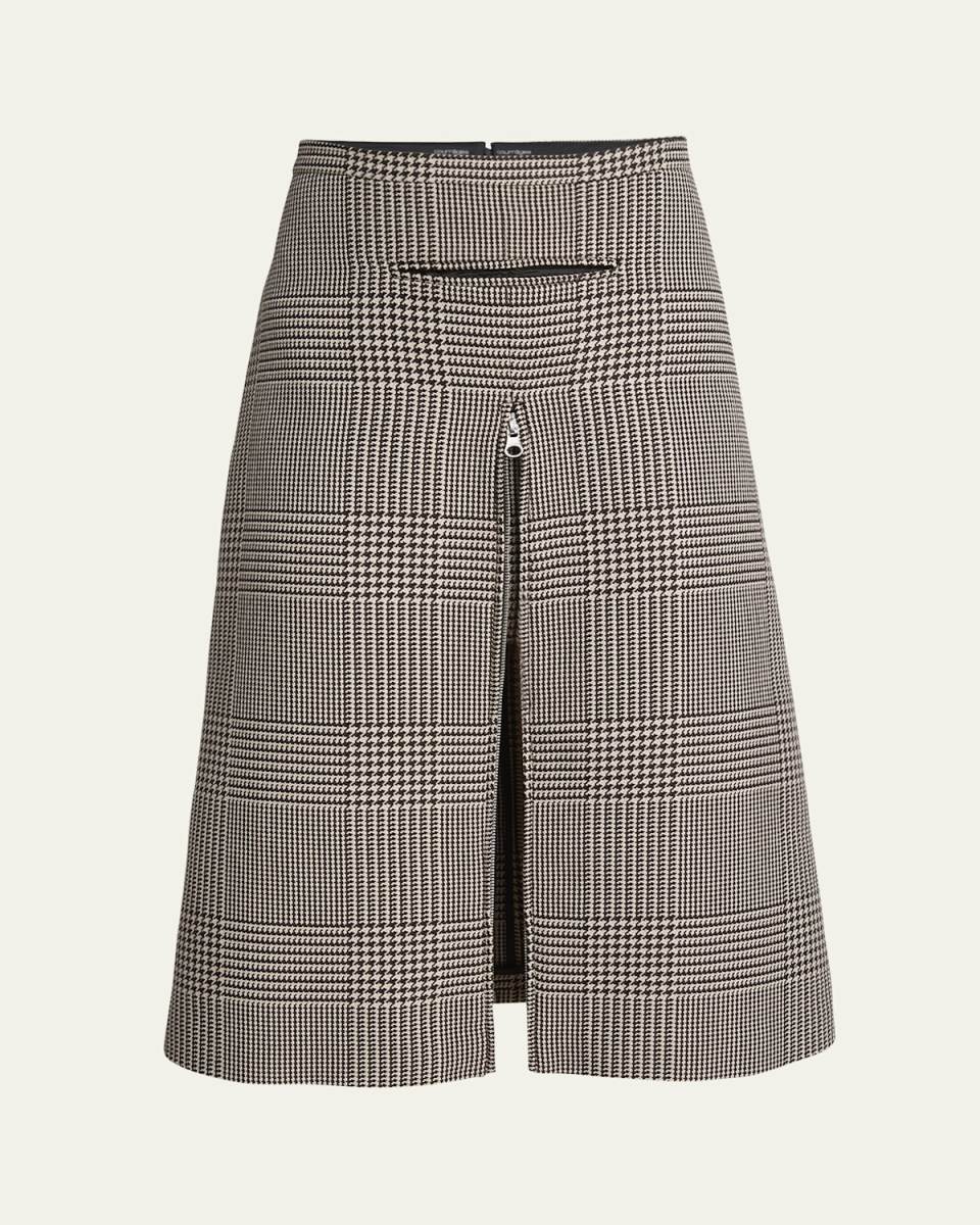 Prince Of Wales Plaid Skirt