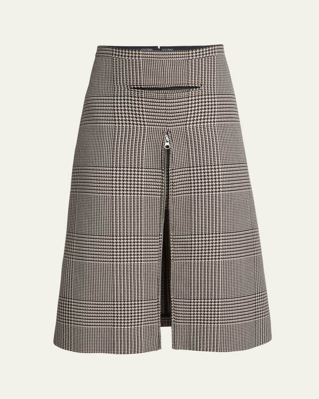 Prince Of Wales Plaid Skirt