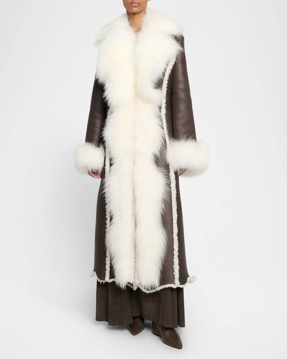 Prufrock Sheep Shearling Long Coat