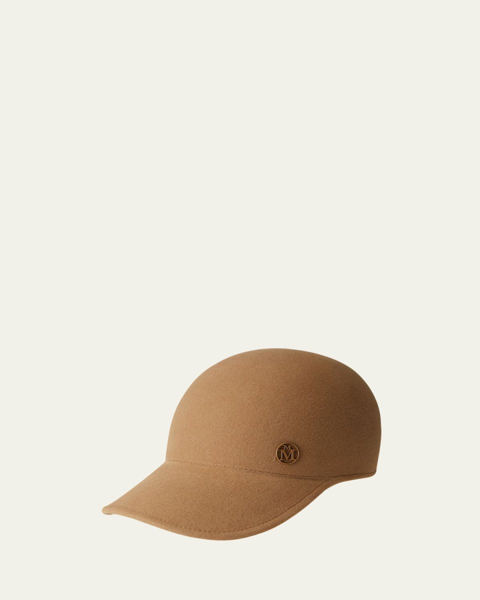 Tiger Waterproof Brown Felt Baseball Cap