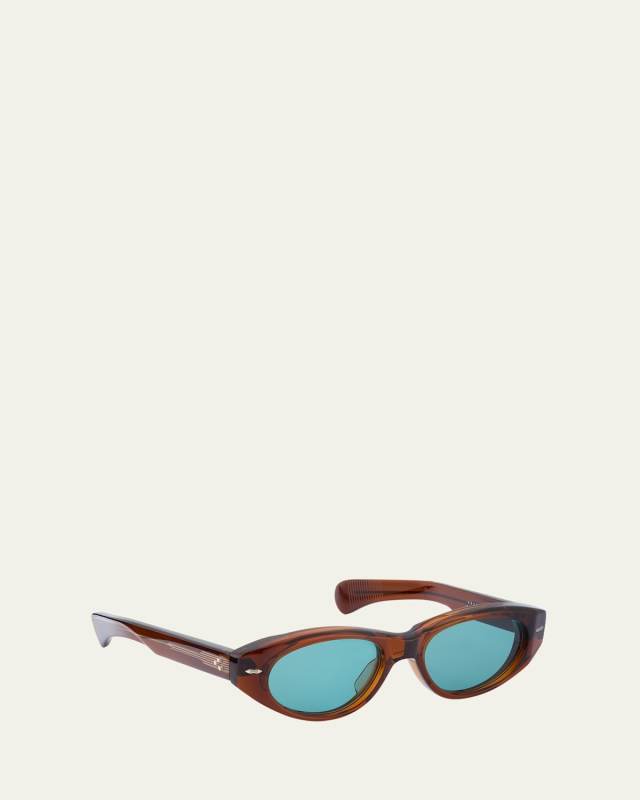 Krasner Acetate Cat-Eye Sunglasses