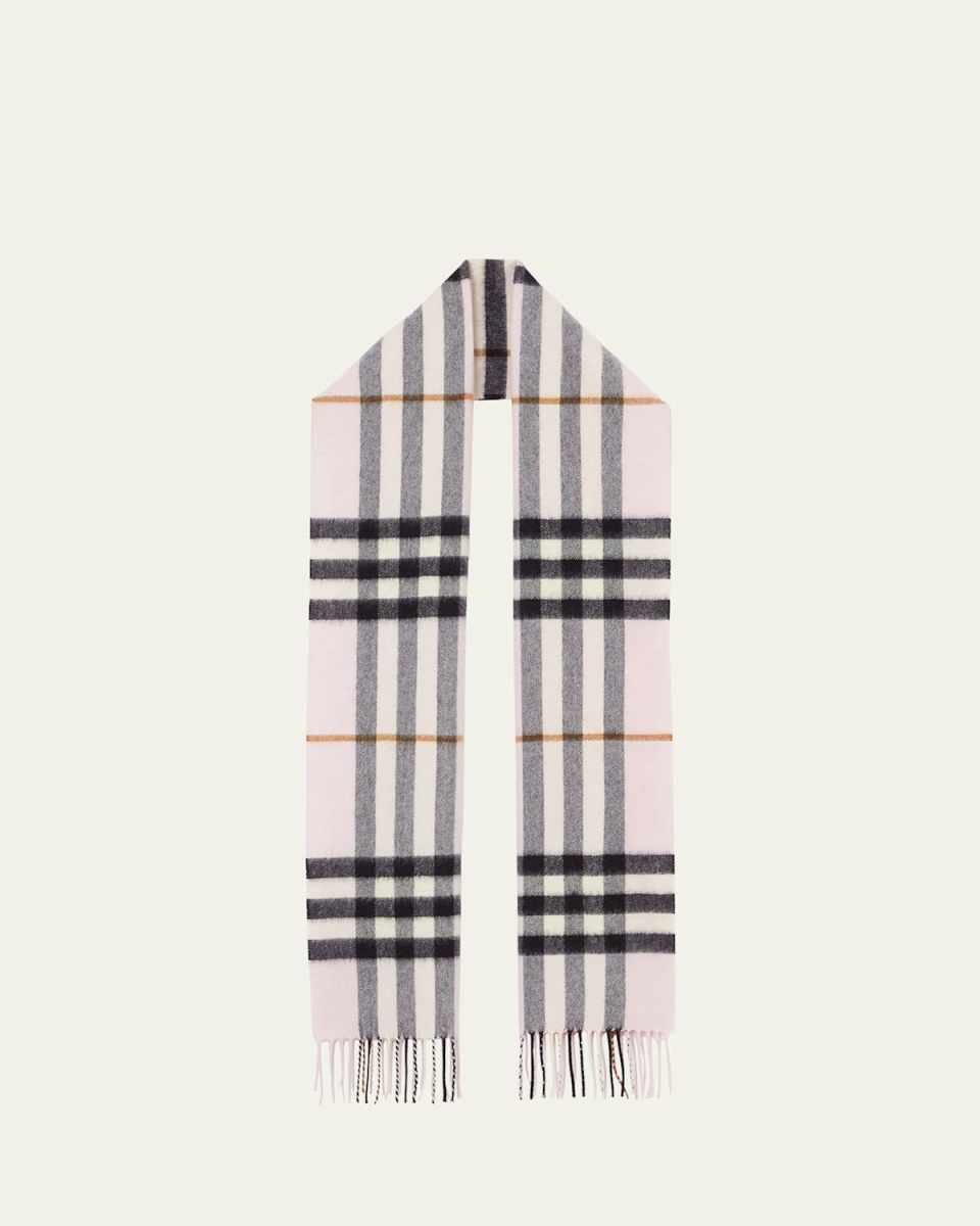 Giant Check Cashmere Scarf