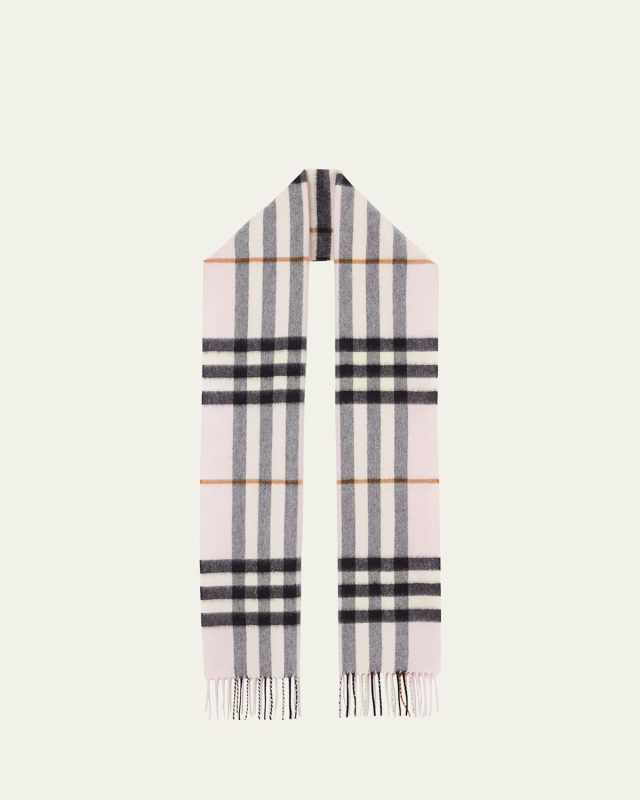 Giant Check Cashmere Scarf