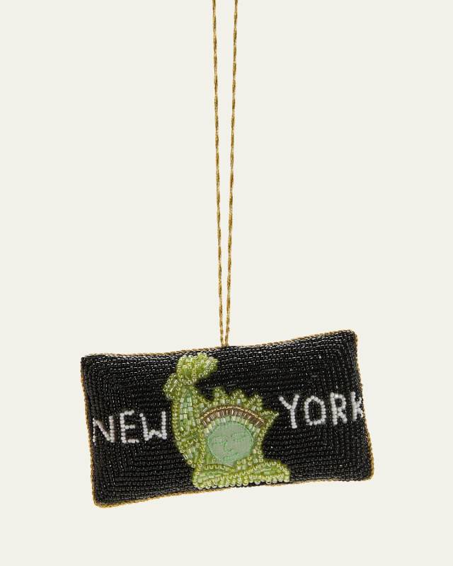 NYC Beaded Ornament