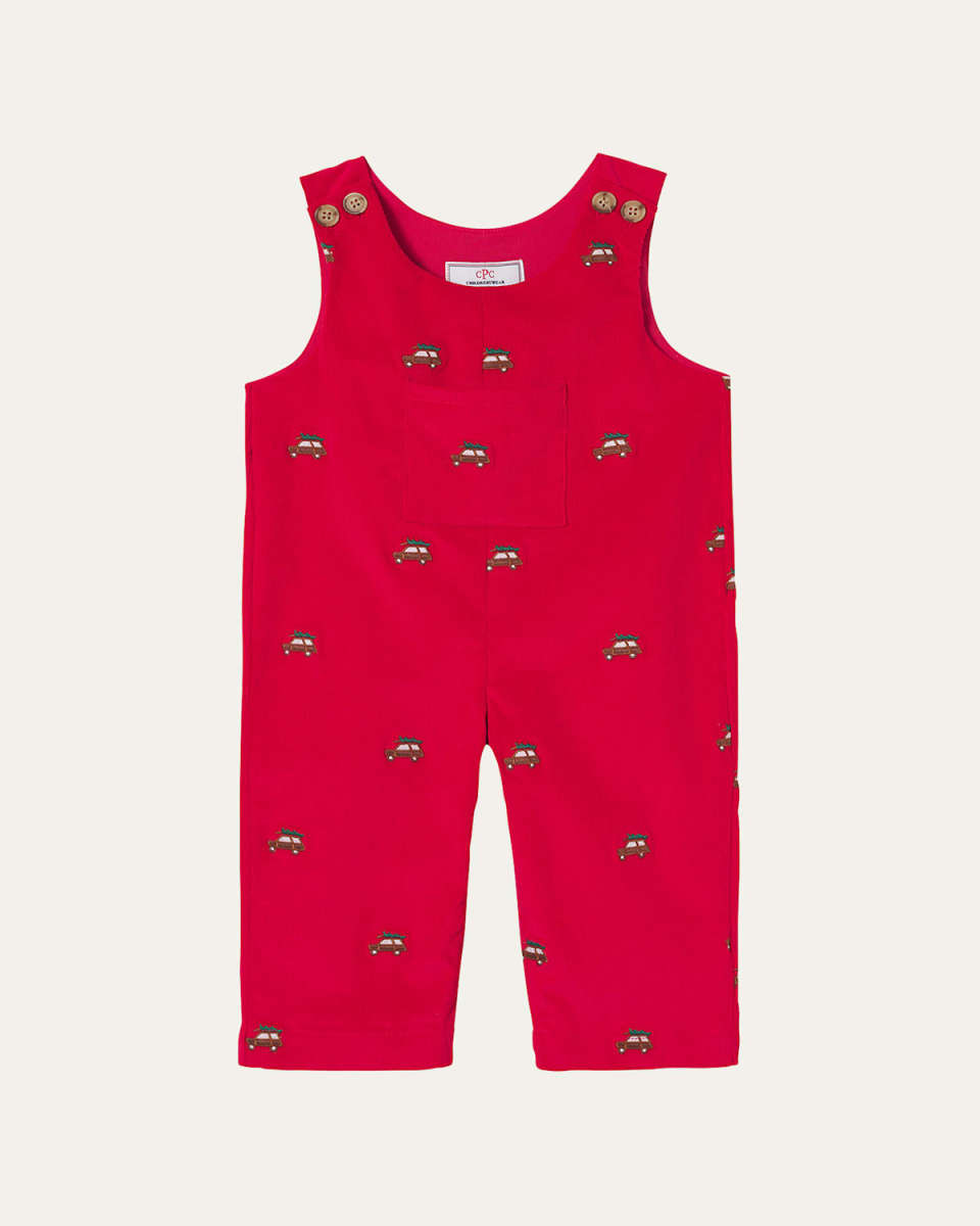 Boy's Tucker Corduroy Overalls, 3M-4T