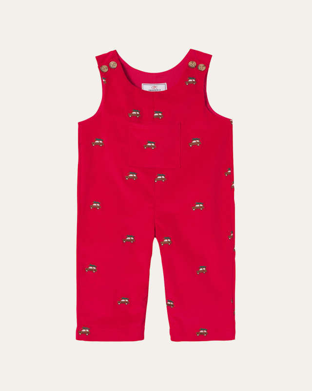 Boy's Tucker Corduroy Overalls, 3M-4T