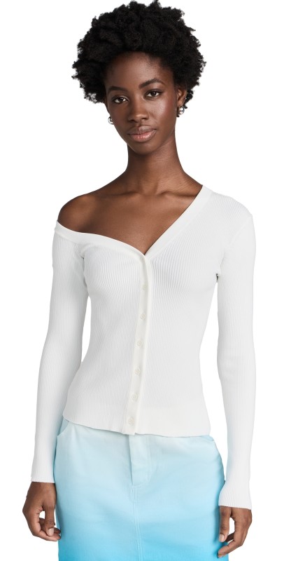 STAUD Craftsman Sweater Ivory