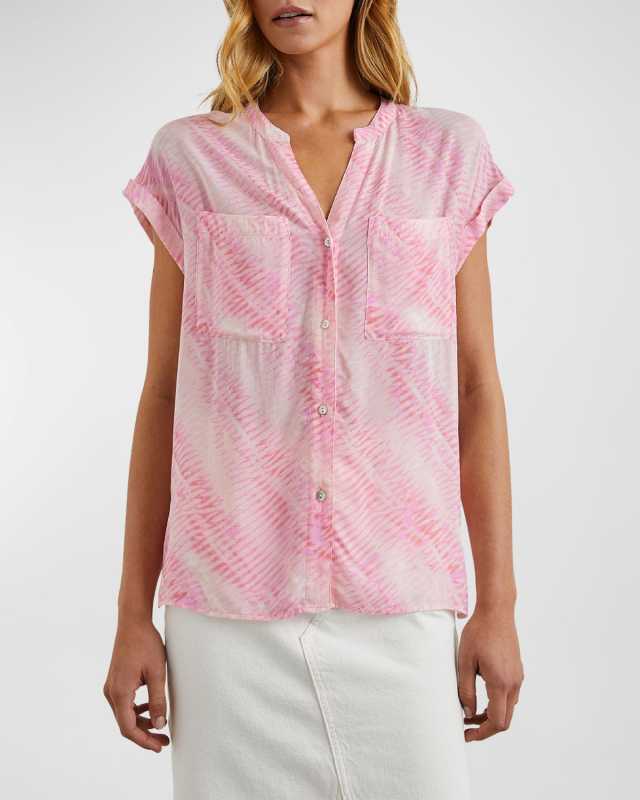 Mel Button-Front Shirt