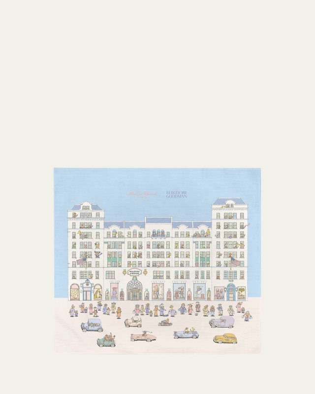 x Bergdorf Goodman Animated Flat Sheet