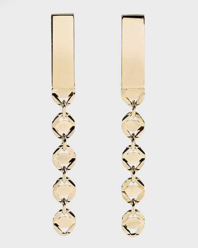 Short Bar Miami Linear Earrings, 31mm