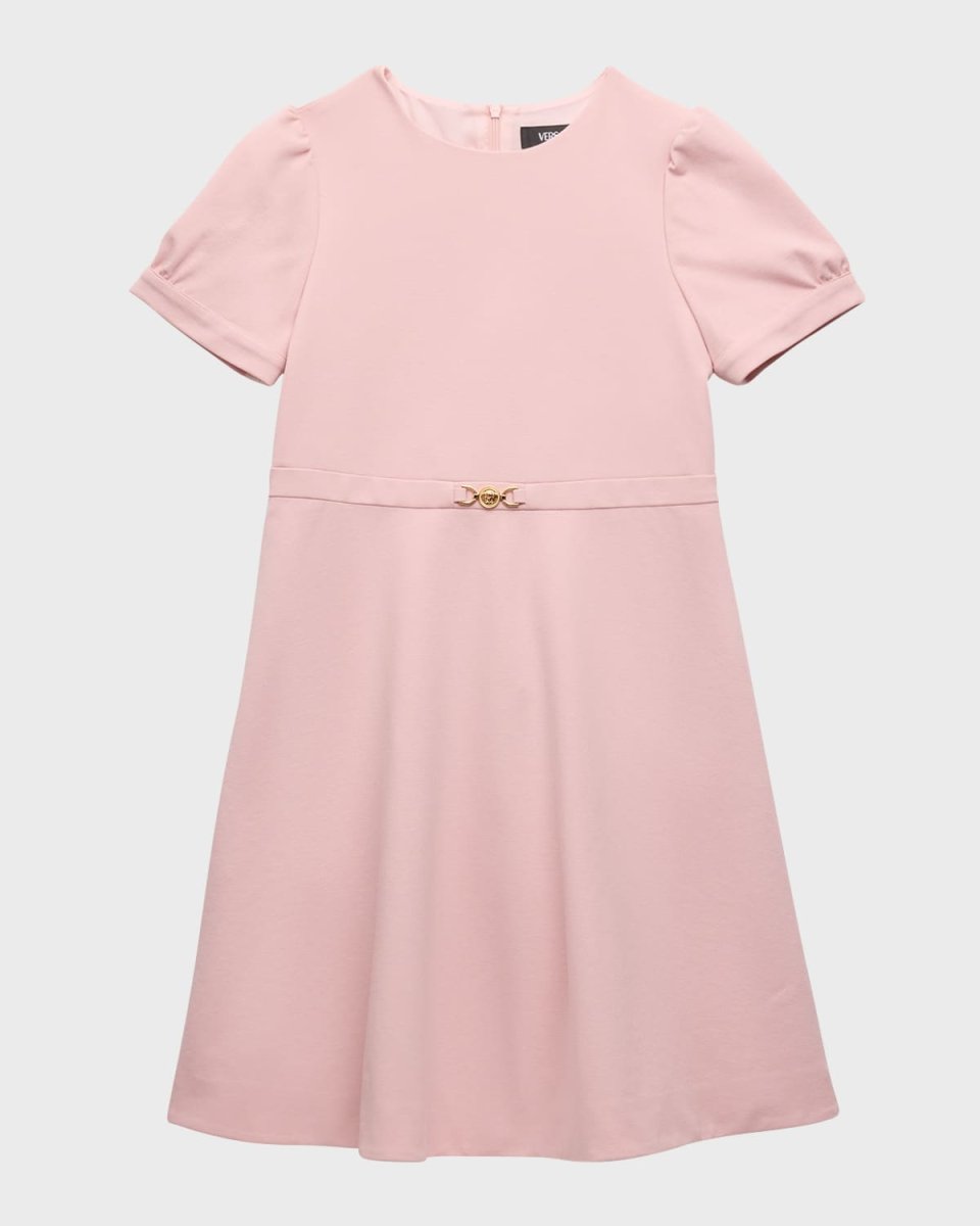 Girl's Medusa Belted Dress, Size 8-