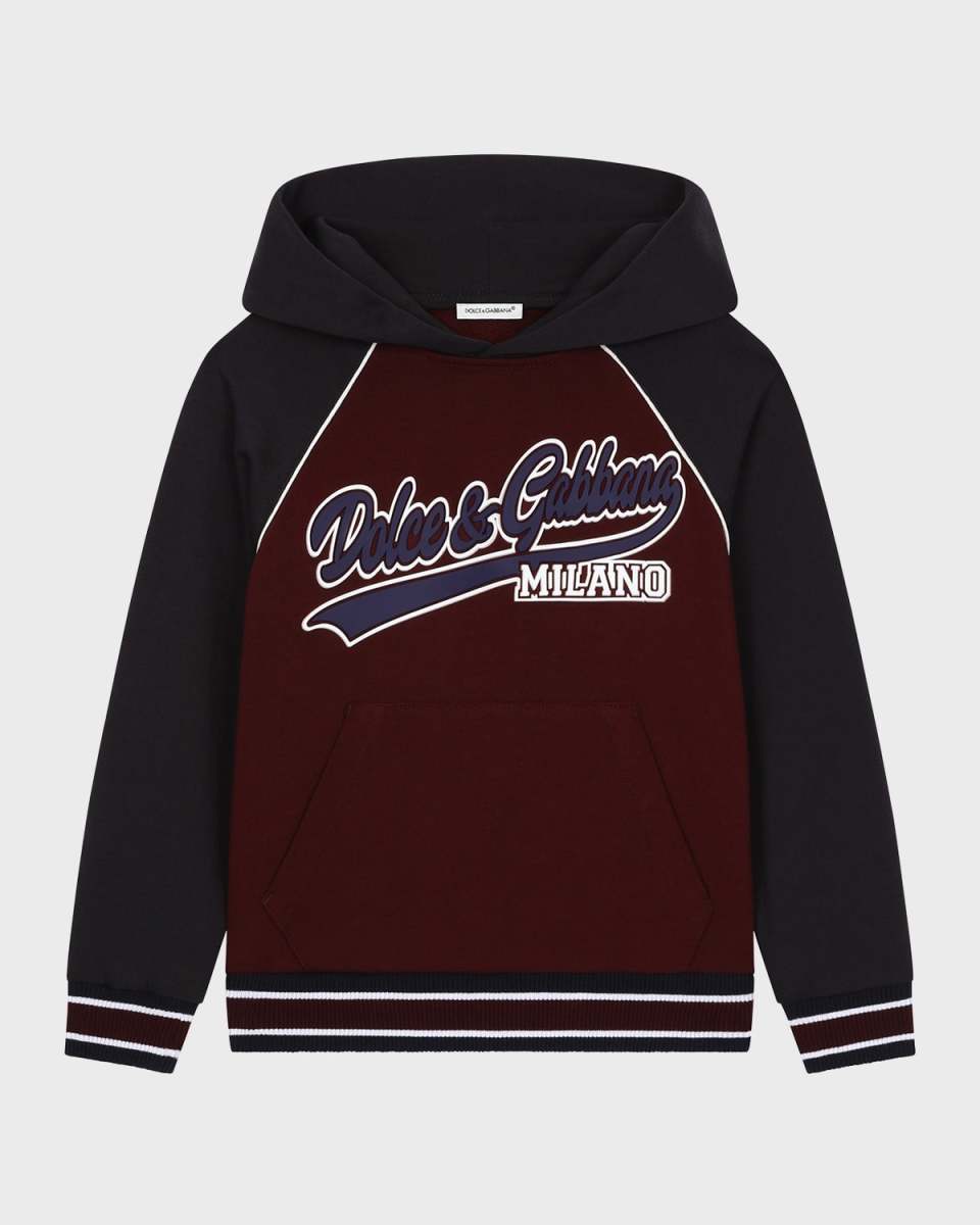 Boy's Varsity Logo-Print Hoodie, Size 4-