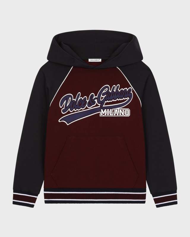 Boy's Varsity Logo-Print Hoodie, Size 4-