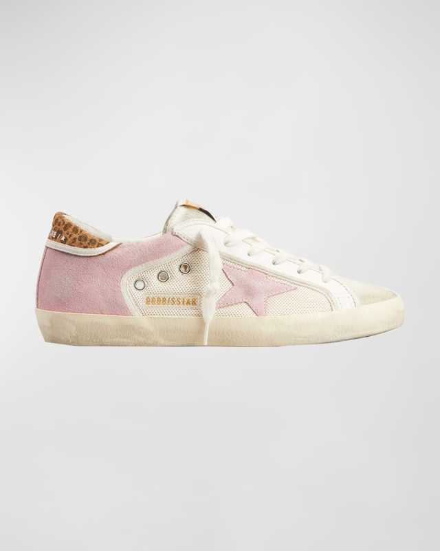 Superstar Net Leopard Low-Top Sneakers