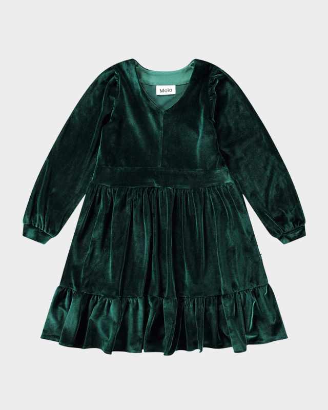 Girl's Calanthe V-Neck Dress, Size 7-12