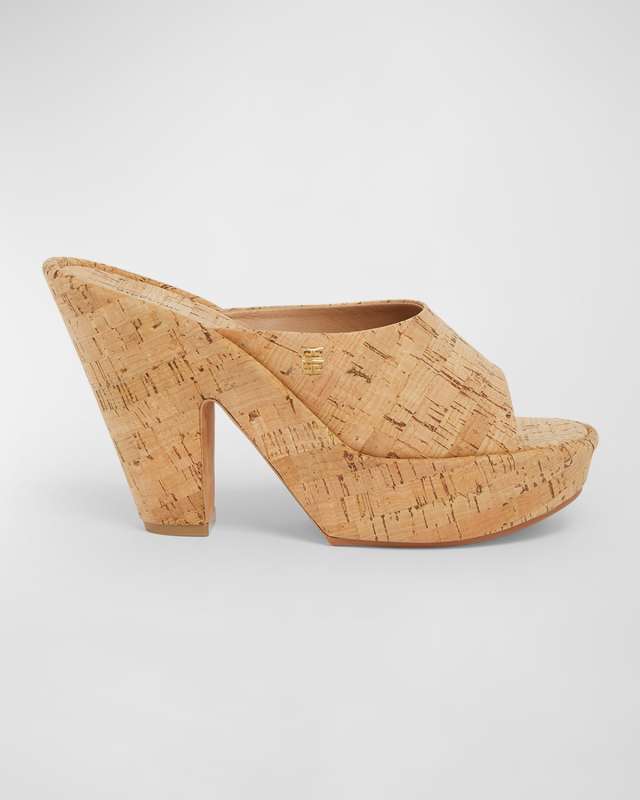 Doll Cork Platform Mules