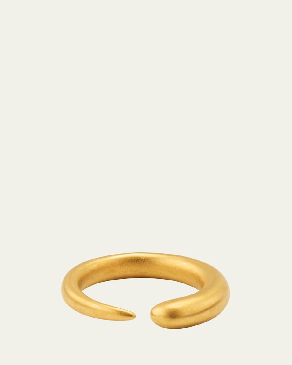 Khartoum Stacking Ring in Nude Matte 18K Gold Vermeil