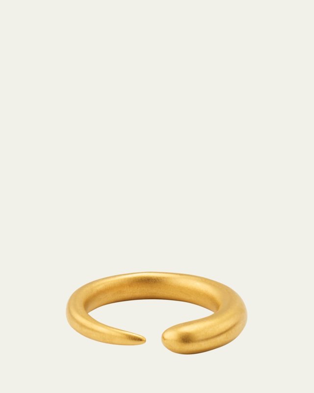 Khartoum Stacking Ring in Nude Matte 18K Gold Vermeil