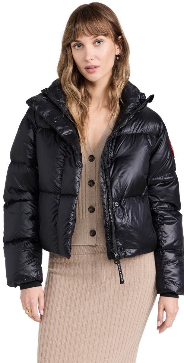 Canada Goose Cypress Cropped Puffer Black - Noir