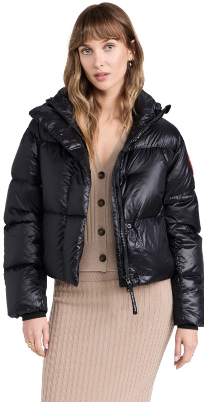 Canada Goose Cypress Cropped Puffer Black - Noir