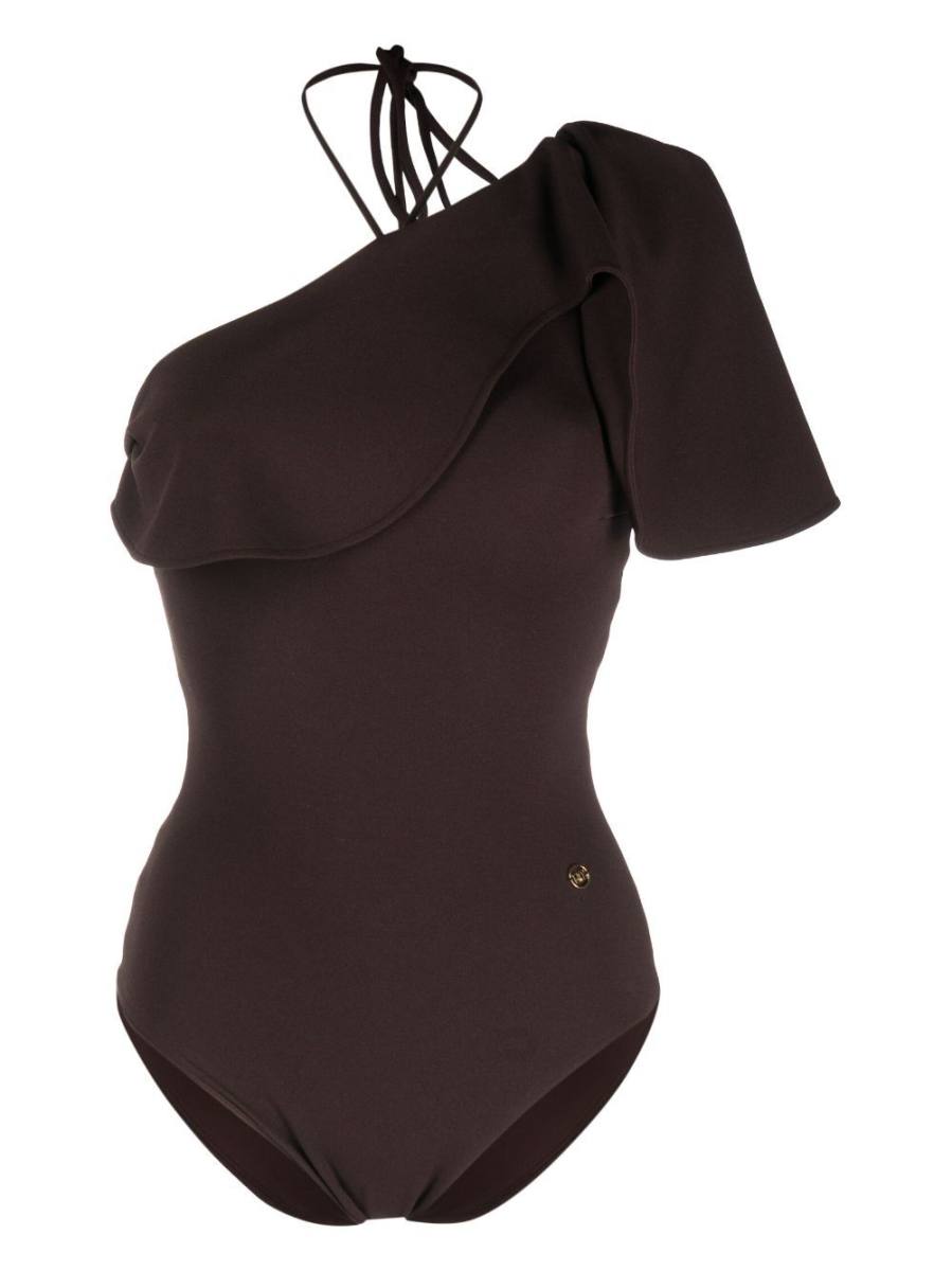 asymmetric one-piece swimsuit