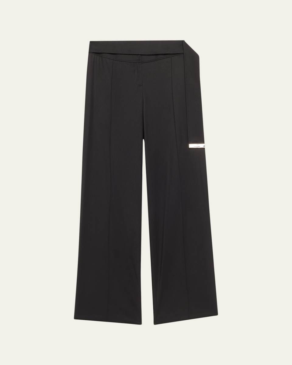 The Ashton Belted Straight-Leg Pants