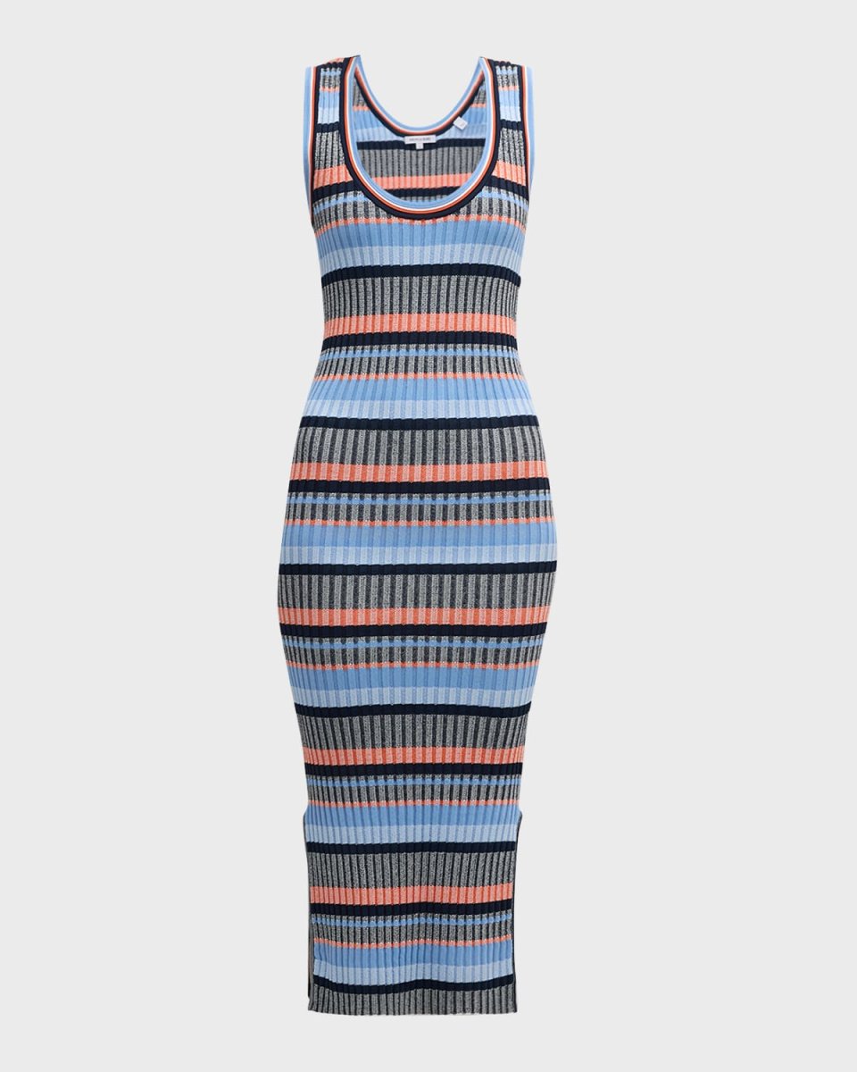 Fabiana Stripe Knit Midi Dress