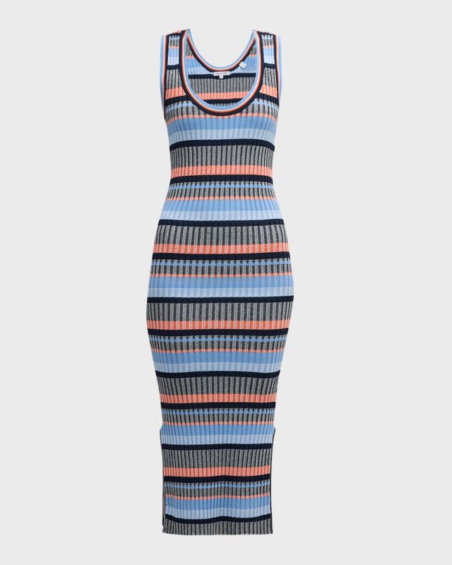 Fabiana Stripe Knit Midi Dress