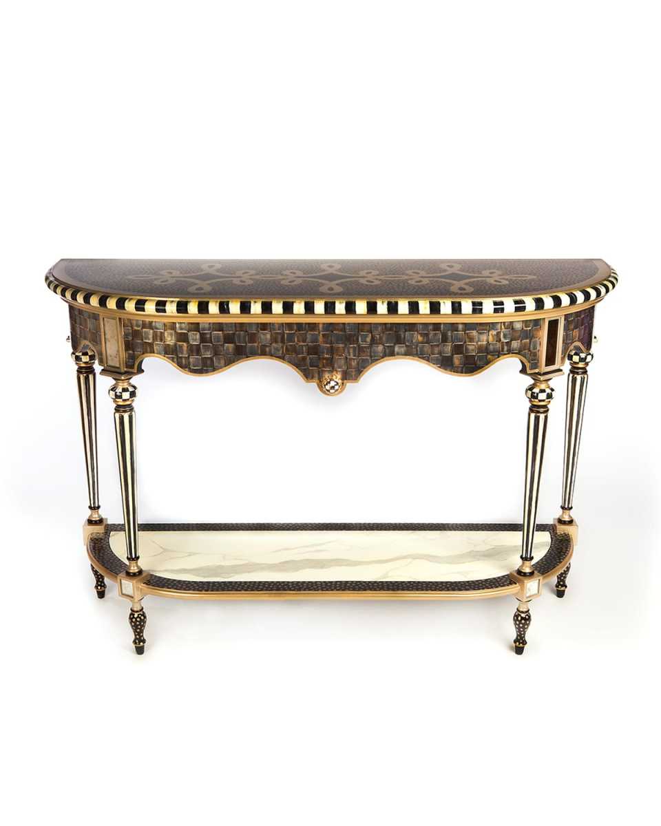 Golden Hour Cocktail Console