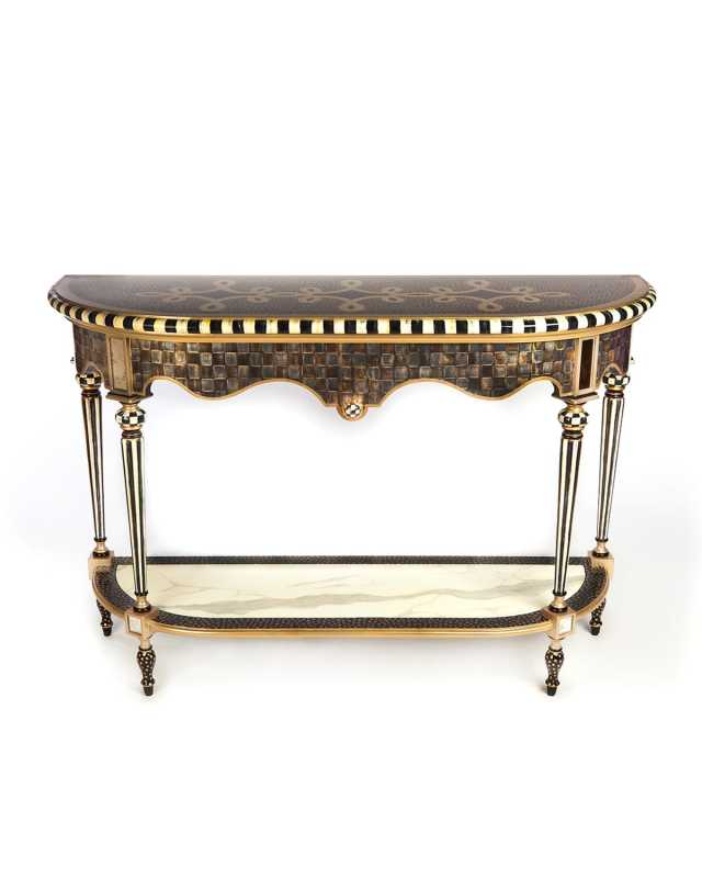 Golden Hour Cocktail Console