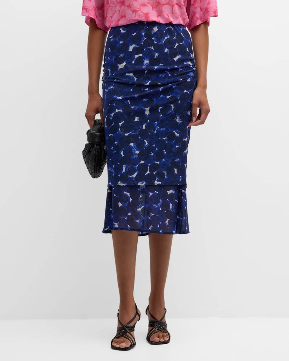 Homoa Layered Midi Skirt