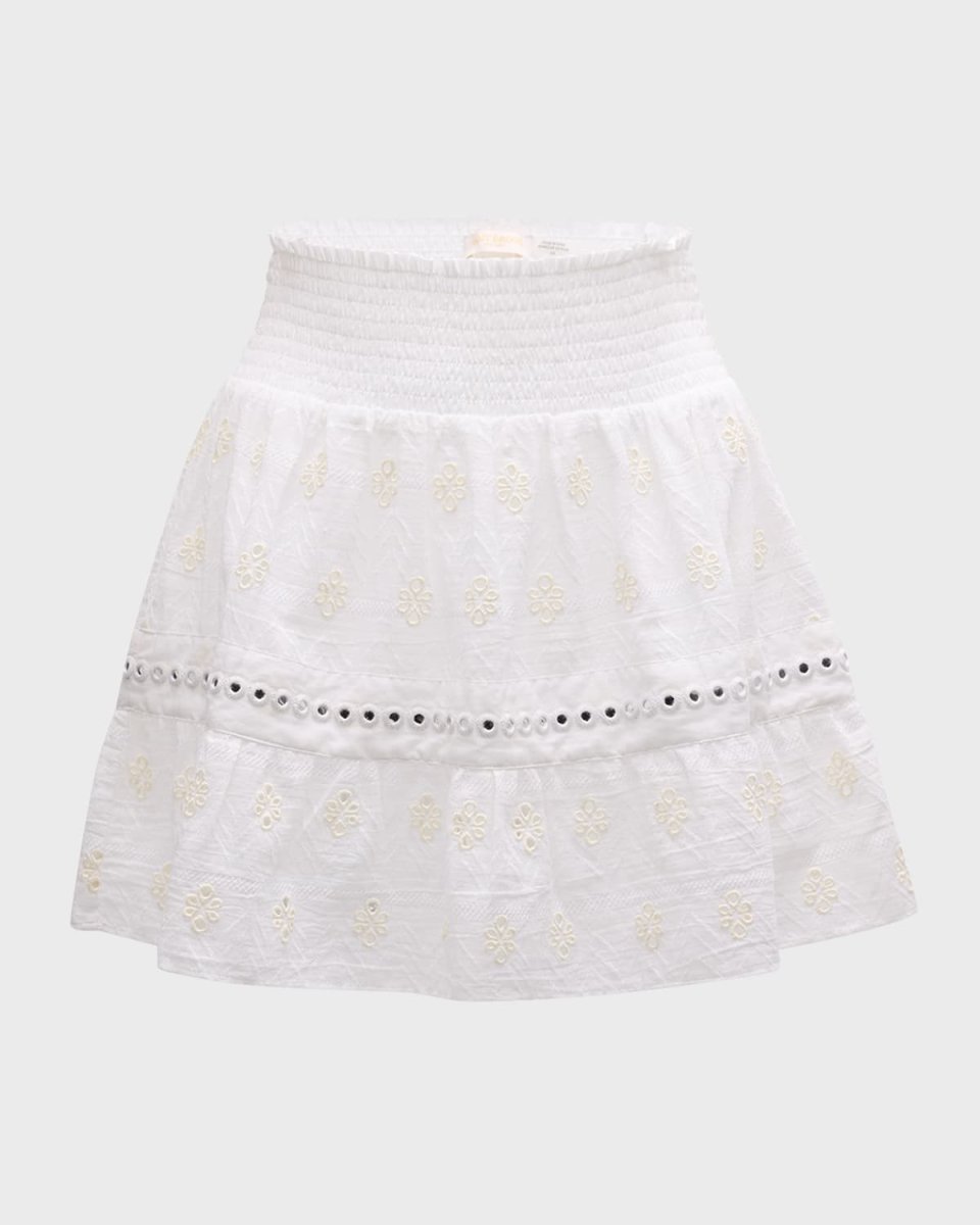 Annetta Embroidered Mini Skirt