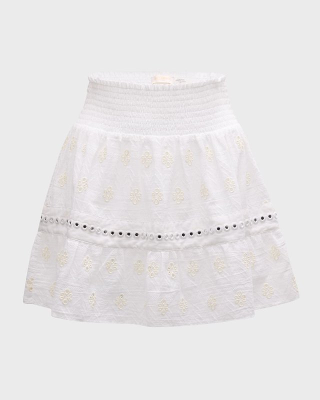 Annetta Embroidered Mini Skirt