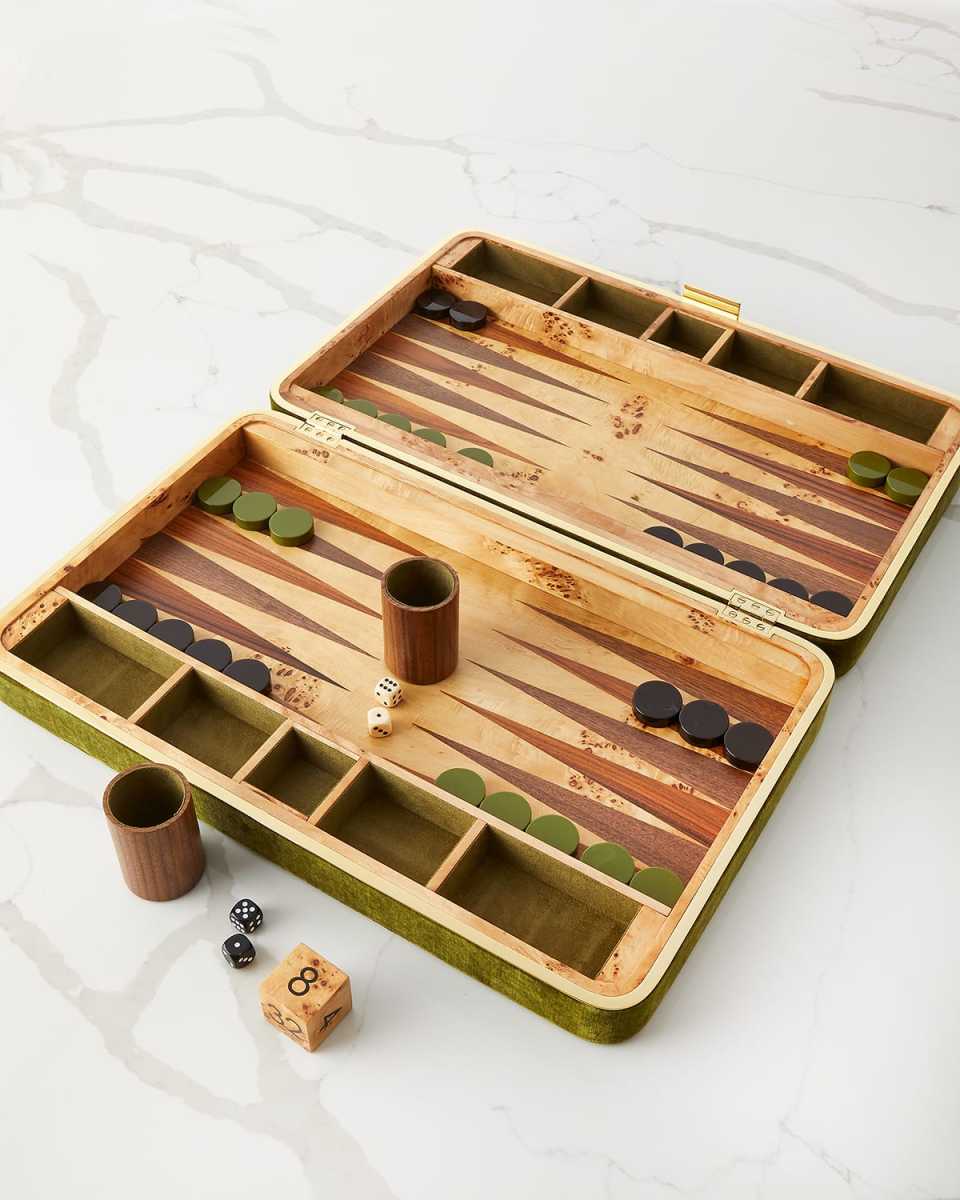 Velvet Backgammon Set