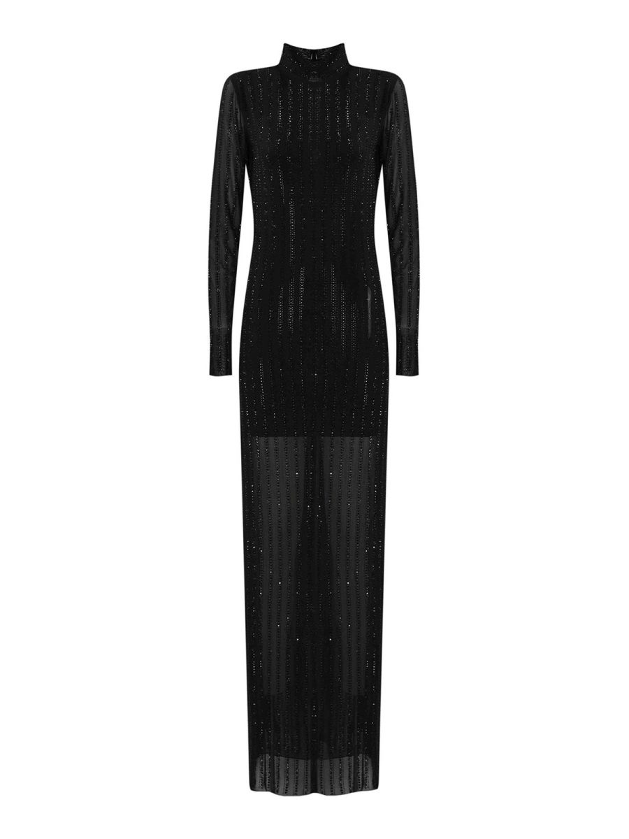 Patrizia Pepe Maxi Robe - Noir