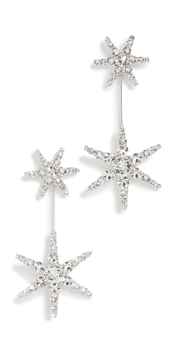 Jennifer Behr Estee Earrings Crystal