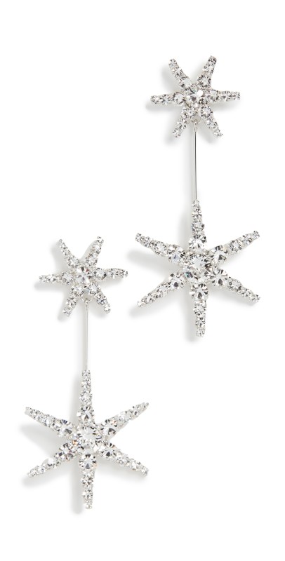 Jennifer Behr Estee Earrings Crystal