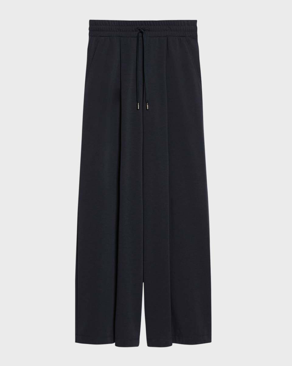 Romagna Pleated Wide-Leg Trousers