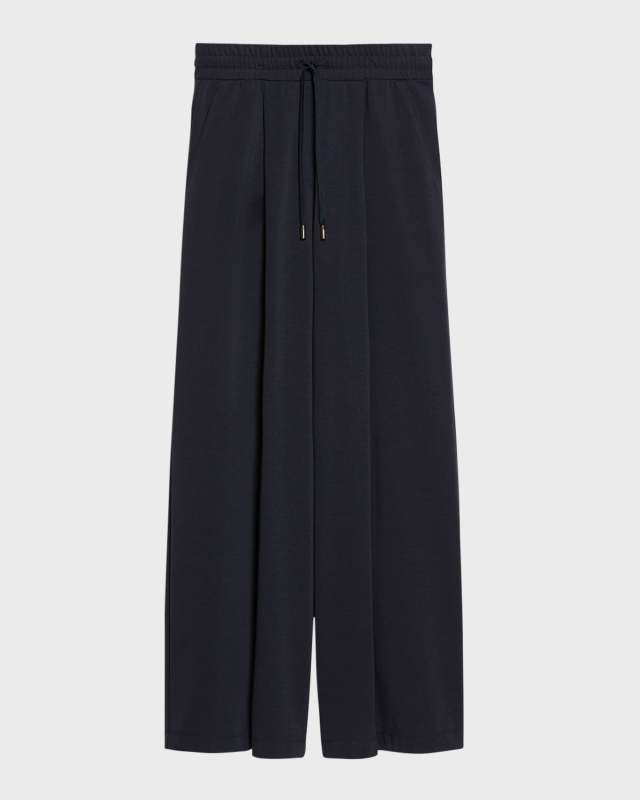 Romagna Pleated Wide-Leg Trousers