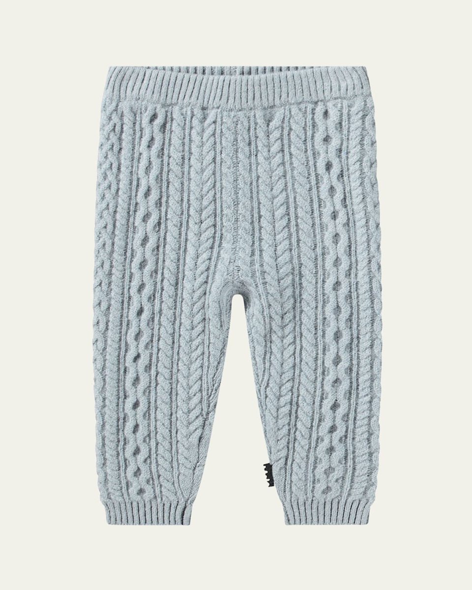 Girl's Sedge Cable Knit Pants, Size Newborn-4
