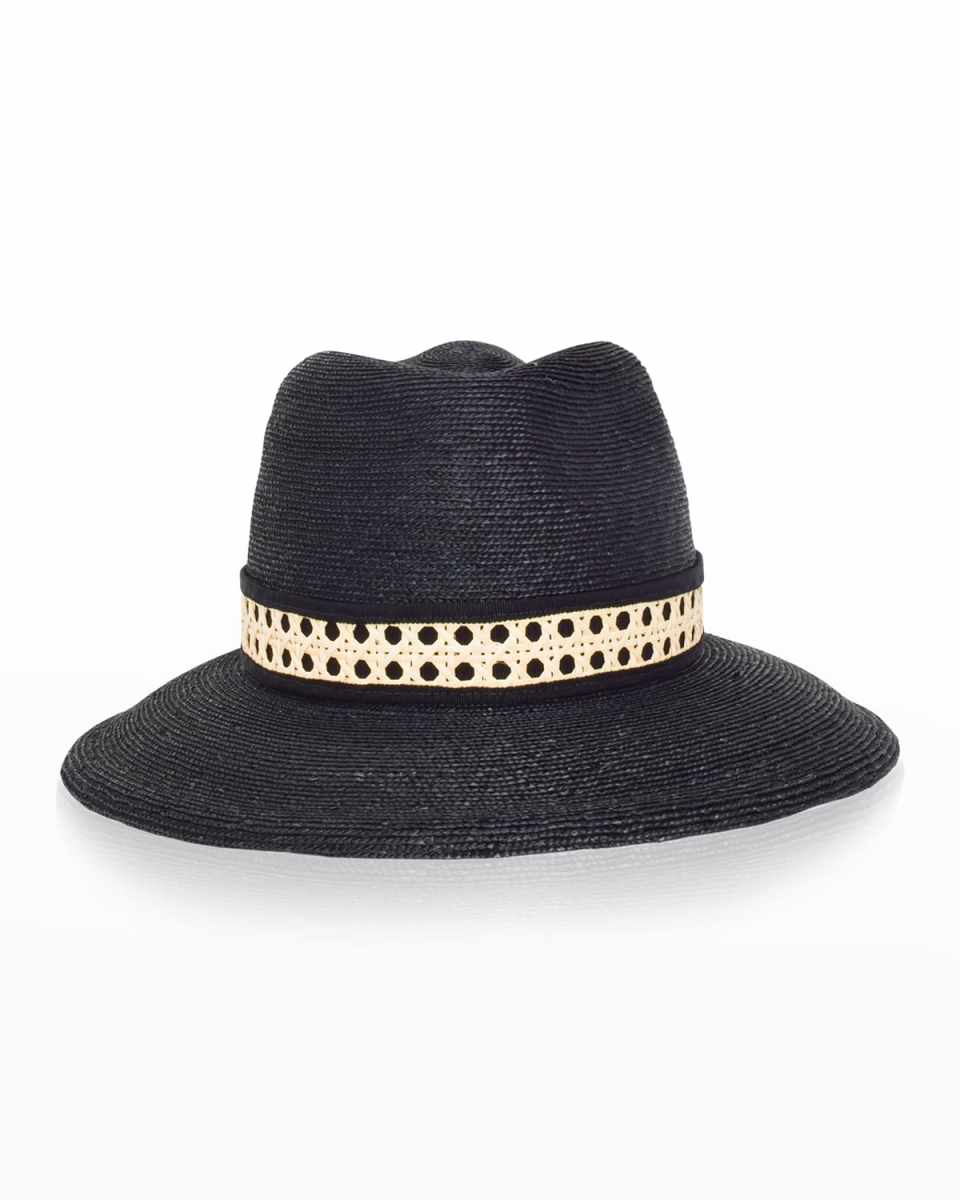 Casey Milan Straw & Bamboo Sun Hat