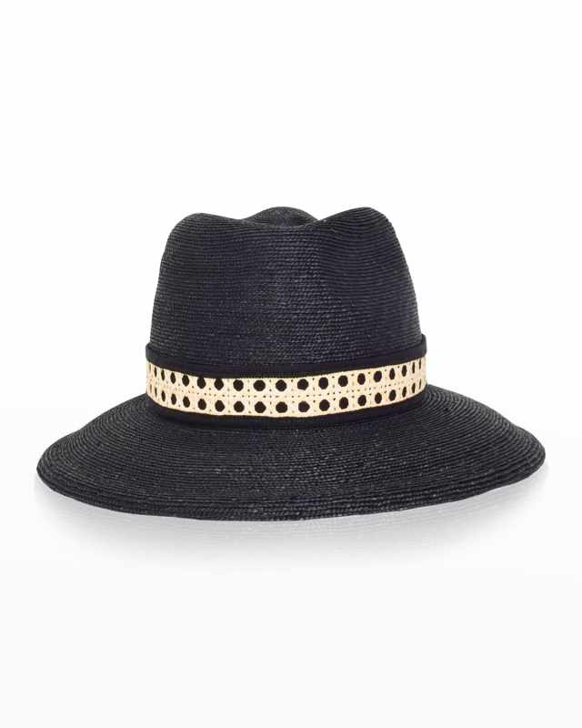Casey Milan Straw & Bamboo Sun Hat
