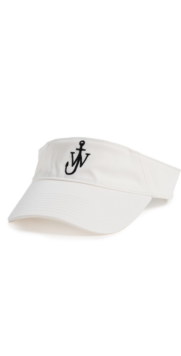 JW Anderson Embroidered Visor Black