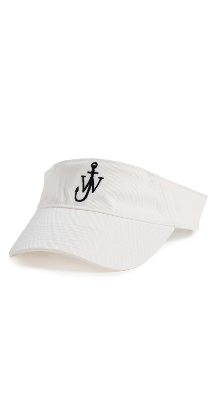 JW Anderson Embroidered Visor Black