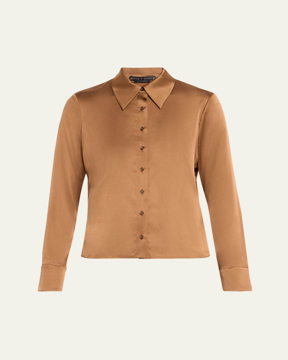 Willa 70s Collared Placket Top