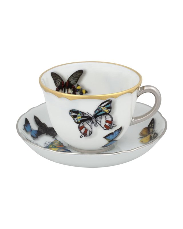 Butterfly Tea Cup & Saucer