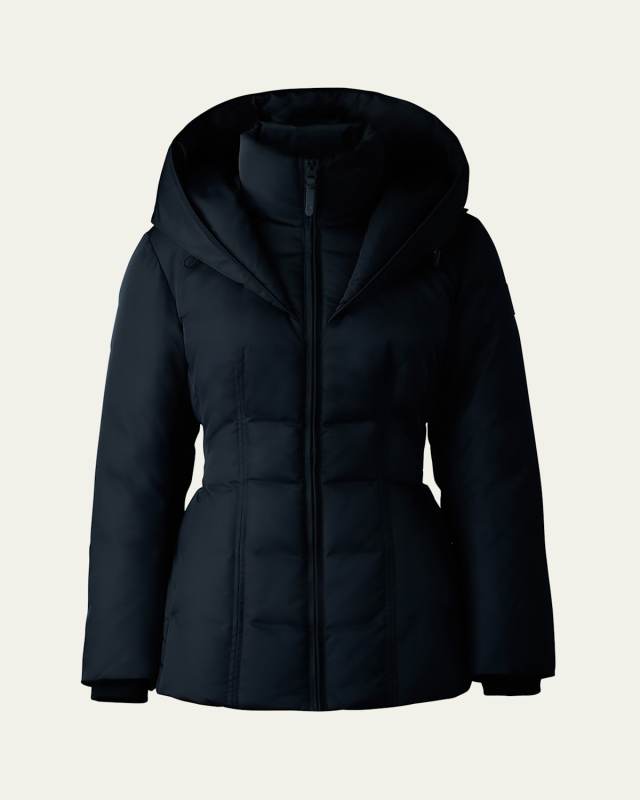 Alana Down Puffer Jacket with Hood