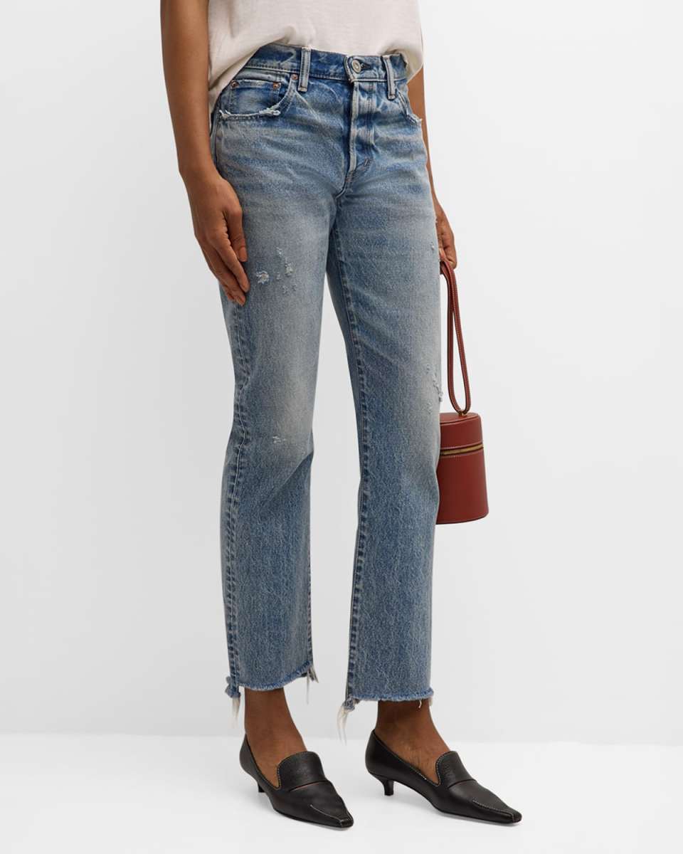 Nokomis Straight Distressed Jeans