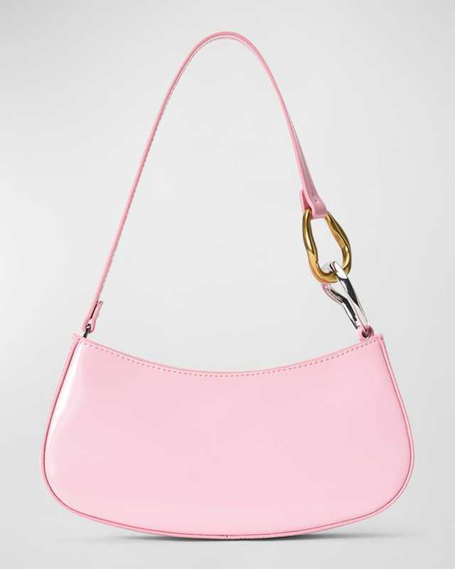 Ollie Zip Leather Shoulder Bag